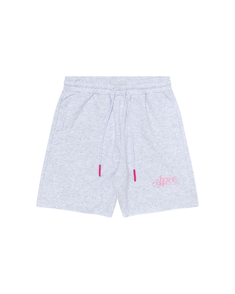 Short Bape Logo lounge Grise Femme | NUU-19659113